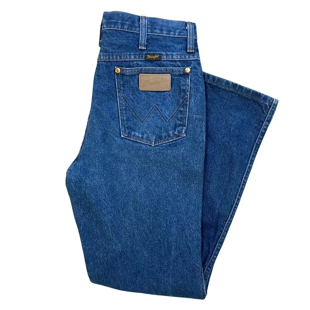Vintage Wrangler Cowboy Cut Jeans 32x30 Western Blue Denim Men’s Pants 936DEN